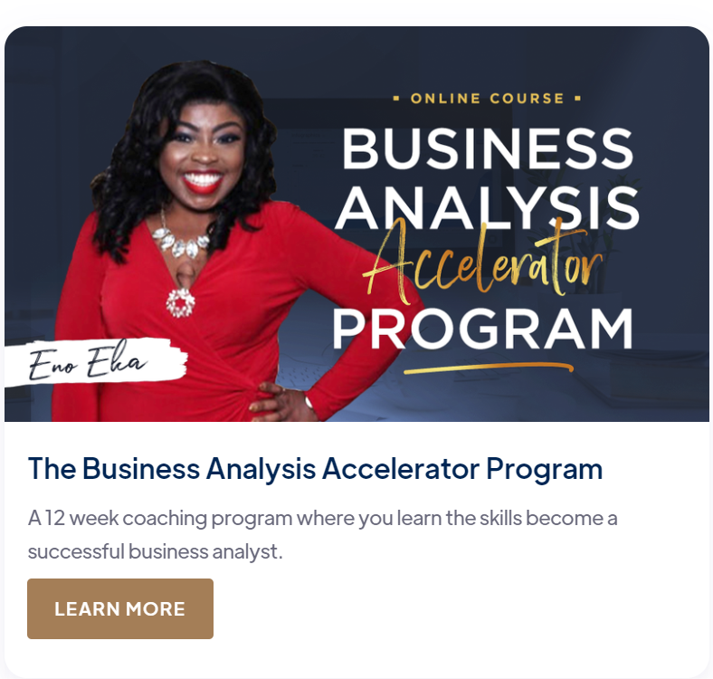 Business Analysis Accelerator Program